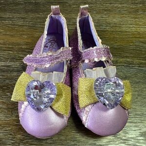 Disney Store Baby Toddler Princess Shoes Rapunzel Tangled Costume Sz 18-24 Mo